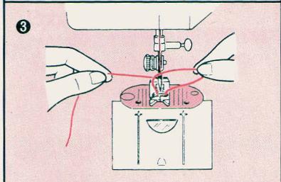 SINGER EUROPA 200 - UTILISATION DE L'ENFILE-AIGUILLE - 14
