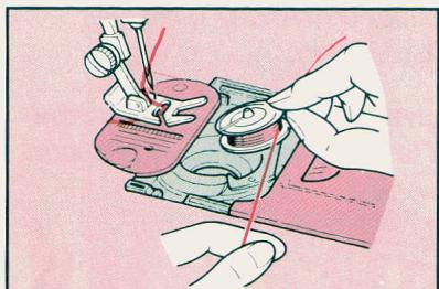 SINGER EUROPA 200 - UTILISATION DE L'ENFILE-AIGUILLE - 7