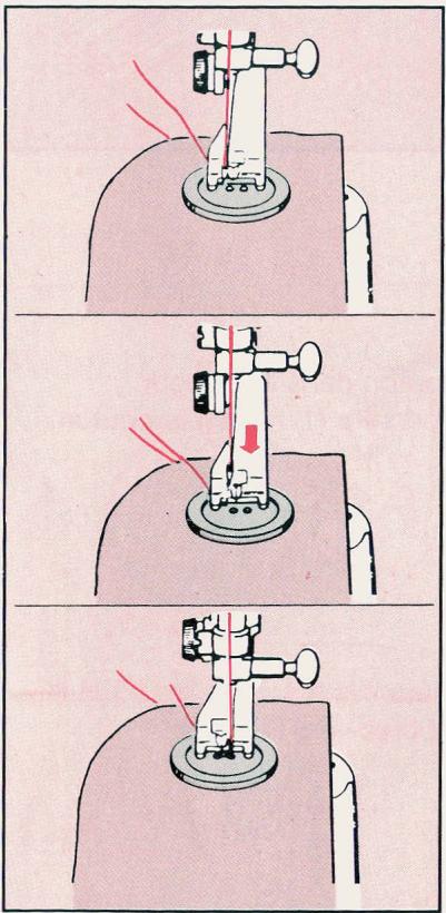 SINGER EUROPA 200 - REGLAGE DE L'EQUILIBRAGE DE LA BOUTONNIÈRE - 2