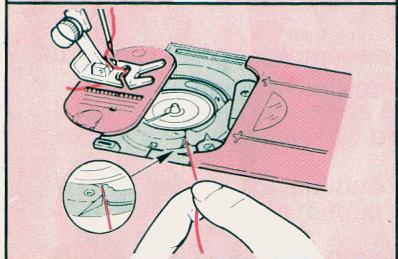 SINGER EUROPA 200 - UTILISATION DE L'ENFILE-AIGUILLE - 8