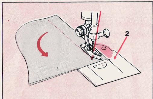 SINGER EUROPA 200 - TOURNER LE TRAVAIL A ANGLE DROIT - 1
