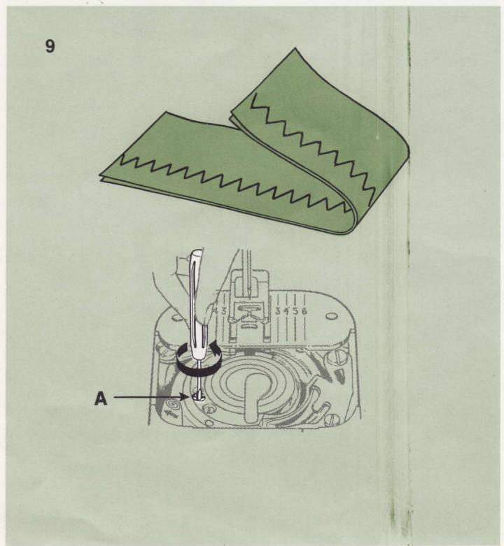 SINGER 744 - Point zig-zag - 2