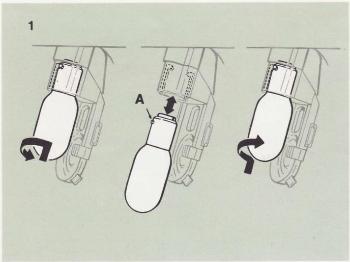 SINGER 744 - Pour enlever le couvercle supérieur - 1