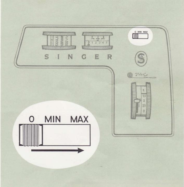 SINGER 744 - Fonctionnement de la machine - 2