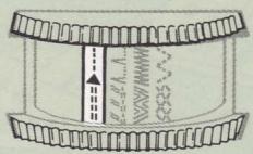SINGER 744 - Remplissage de la canette Pour instructions détaillées, se reporter page 8 - 1