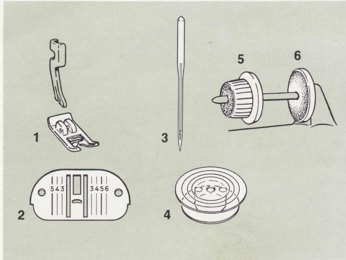 SINGER 784 - Accessoires de la machine - 1