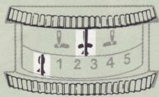 SINGER 784 - Remplissage de la canette pour instructions détaillées, se reporter page 8 - 2