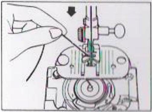 SINGER CLUB 6230 - COMMENT FAIRE MONTER LE FIL DE CANETTE - 1