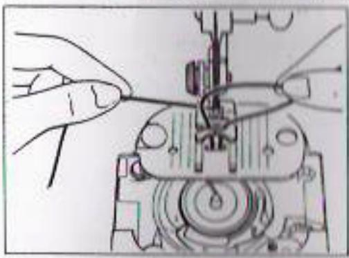 SINGER CLUB 6230 - COMMENT FAIRE MONTER LE FIL DE CANETTE - 3