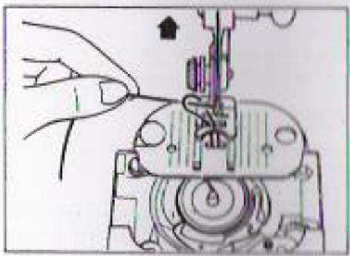 SINGER CLUB 6230 - COMMENT FAIRE MONTER LE FIL DE CANETTE - 2