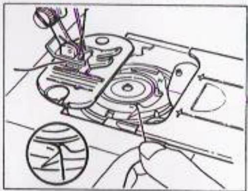 SINGER CLUB 6230 - MISE EN PLACE D'UNE CANETTE DEJA PLEINE - 2