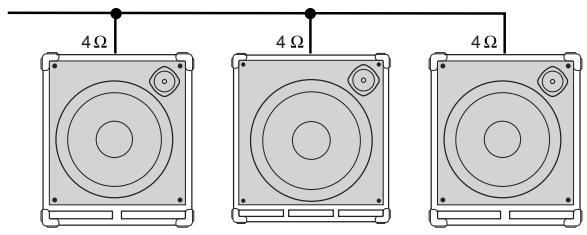 YAMAHA BBT500 - Connexion en parallèle - 1