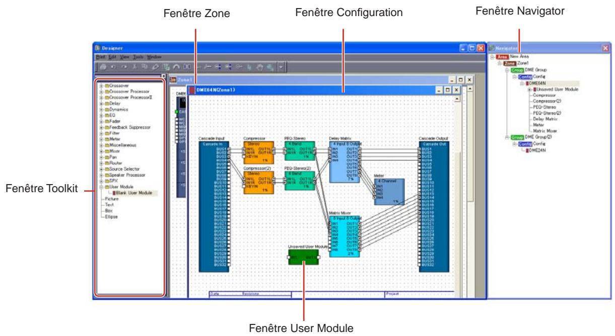 YAMAHA DMEDESIGNER - Designer fenêtre - 1