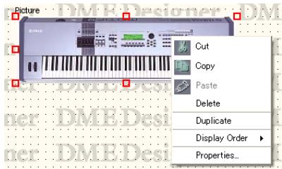 YAMAHA DMEDESIGNER - Disposition des images - 5