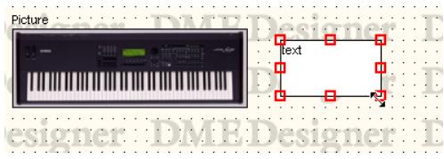 YAMAHA DMEDESIGNER - Text box (encadré texte) - 1