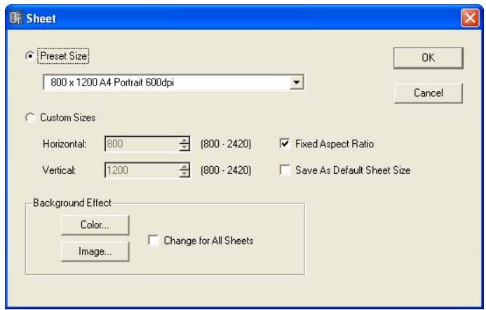YAMAHA DMEDESIGNER - Boîte de dialogue « sheet - 1
