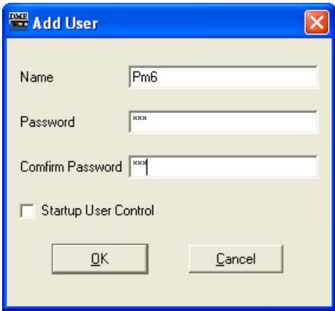 YAMAHA DMEDESIGNER - Réglez [startup user control] - 1