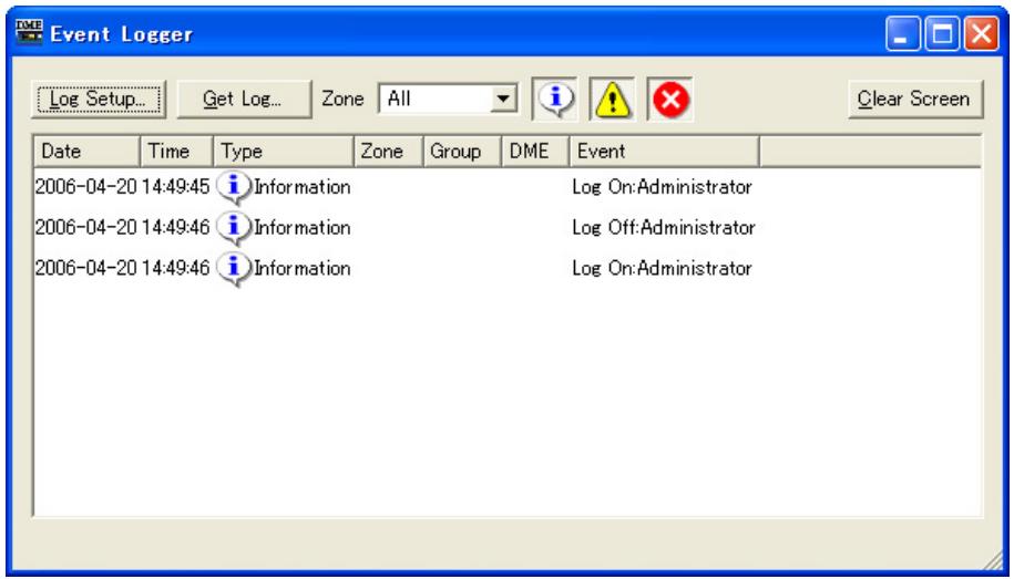 YAMAHA DMEDESIGNER - Event logger (enregistrleur d'événements) - 1