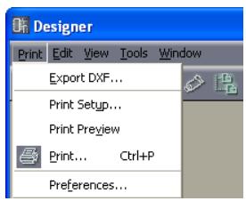 YAMAHA DMEDESIGNER - Menu de la fenêtre designer - 1