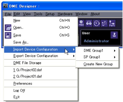 YAMAHA DMEDESIGNER - Importation de données DME - 1