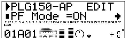 YAMAHA PLG150-AP - Select the "PLUGIN" menu. - 1