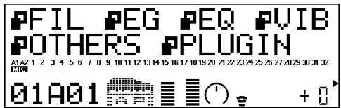 YAMAHA PLG150-AP - Press the [EDIT] button to enter the Edit mode. - 1
