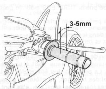 YAMAHA DT50 R - Réglage du câble d'accélérateur - 1