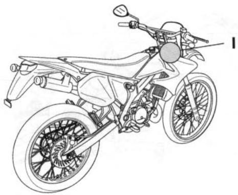 YAMAHA DT50 R - NUMERO D'identification du vehicule - 1