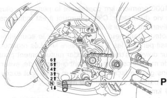 YAMAHA DT50 R - Changes de vitesse - 1