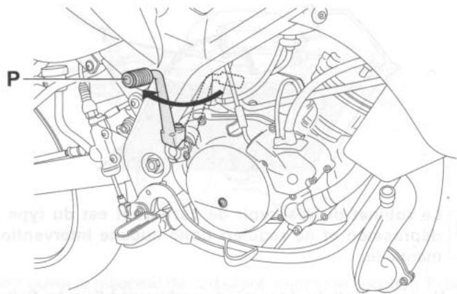 YAMAHA DT50 R - PEDALE De demarrage du moteur - 1