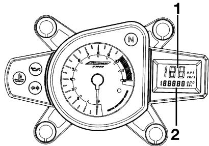 YAMAHA TZR50-2007 - Bloc de compteur de vitesse - 1