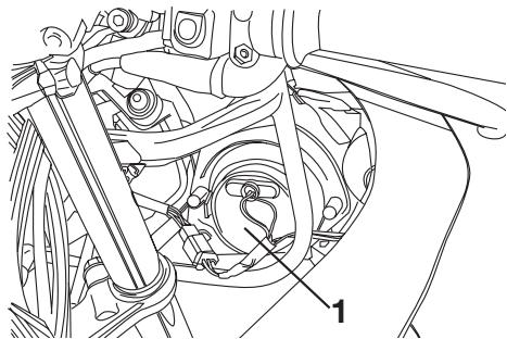 YAMAHA TZR50-2007 - Remplacement de l'ampoule du phare - 1