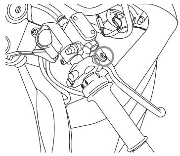 YAMAHA TZR50-2007 - Contrôle et lubrification des leviers de frein et d'embrayage - 1