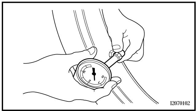 YAMAHA WR250FN - TIRE PRESSURE CHECK/SPOKES INSPECTION AND TIGHTENING/WHEEL INSPECTION - 1