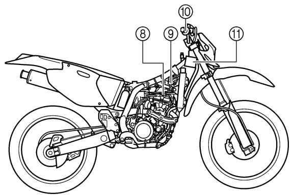YAMAHA WR250FN - COLOR CODE - 2