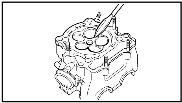 YAMAHA WR250FN - CYLINDER HEAD - 2