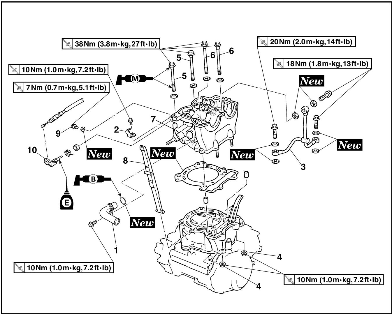 YAMAHA WR250FN - ATTENTION: - 6