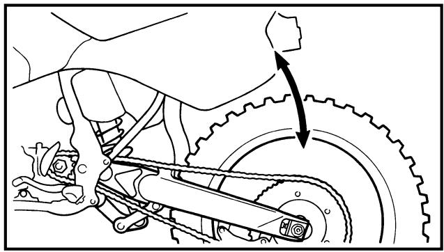 YAMAHA WR250FP - REAR SHOCK ABSORBER INSPECTION/REAR SHOCK ABSORBER SPRING PRELOAD ADJUSTMENT - 1