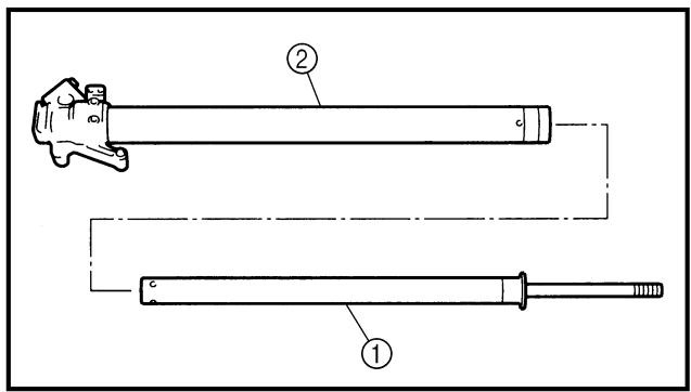 YAMAHA WR250FP - Front fork assembly - 1