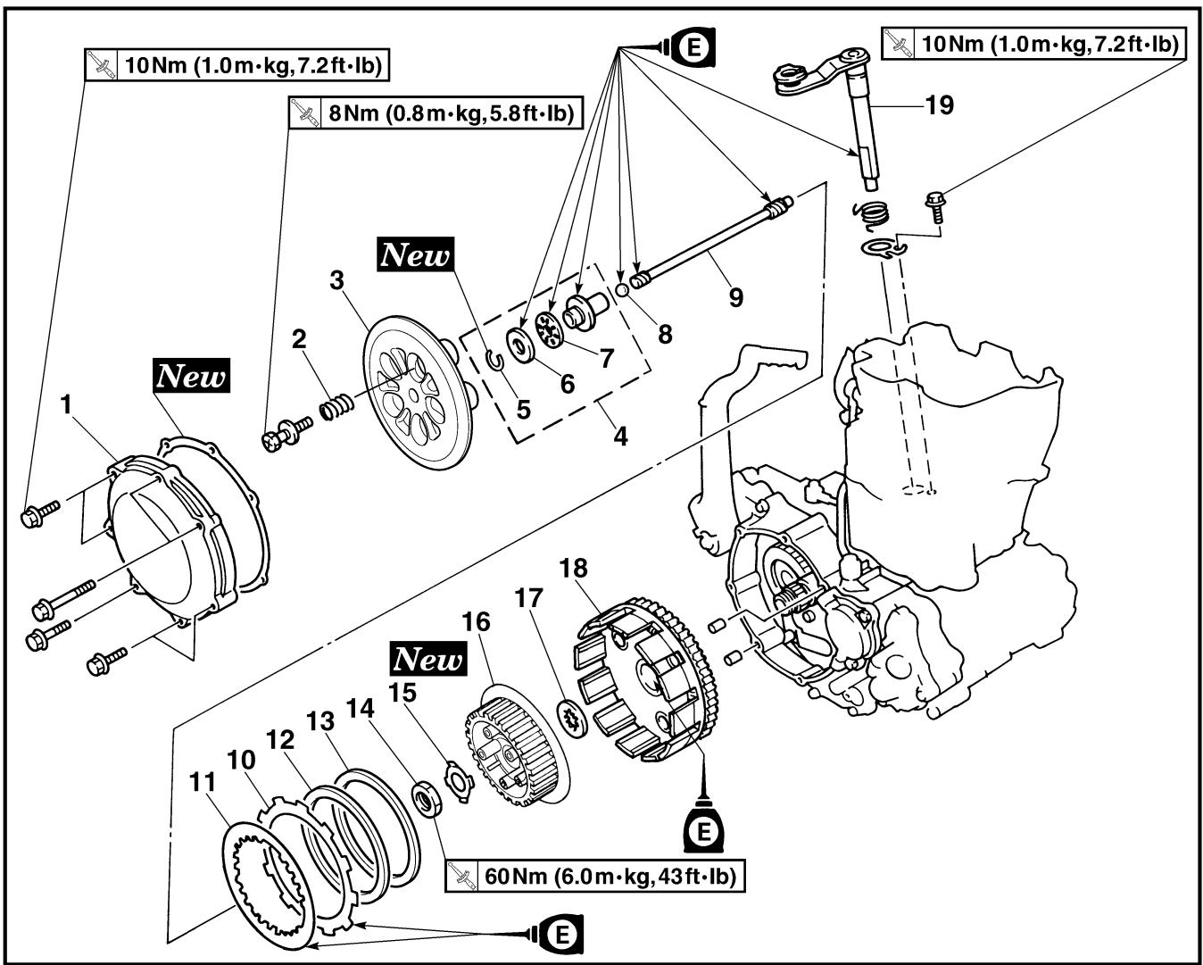 YAMAHA WR250FP - CLUTCH - 5
