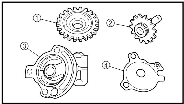 YAMAHA WR250FP - OIL PUMP - 5