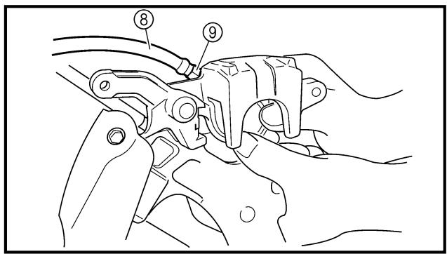 YAMAHA WR250FP - Brake pad replacement steps: - 3