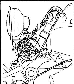 YAMAHA YFM350X - Contacteur à clé - 1