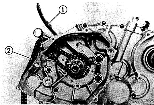 YAMAHA YFM350X - Couvercle de CARTER GAUCHE et magneto CDI - 5