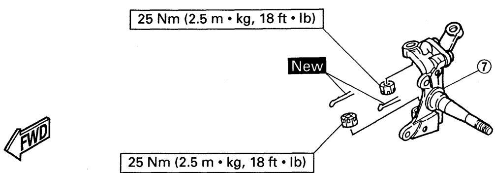 YAMAHA YFM350X - Suspension avant - 3