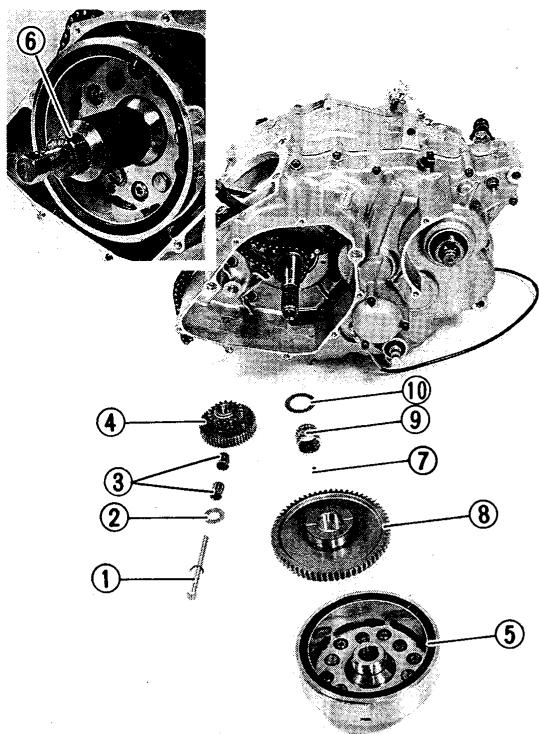 YAMAHA YFM350X - Couvercle de CARTER GAUCHE et magneto CDI - 3