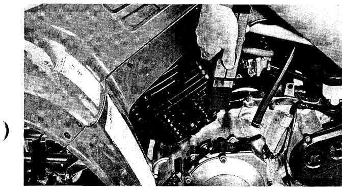 YAMAHA YFM350X - Vérification de l'avance à l'allumage - 1
