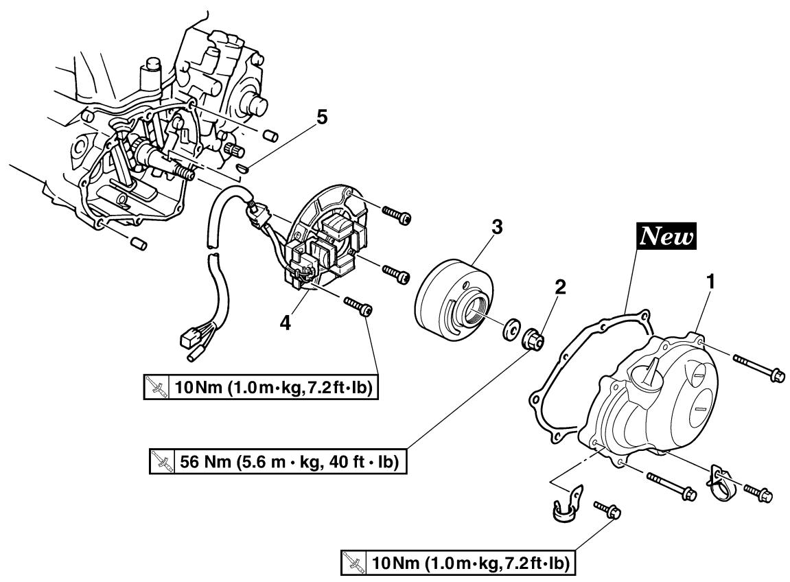YAMAHA YZ250F - Ingranaggio folle pedale - 2
