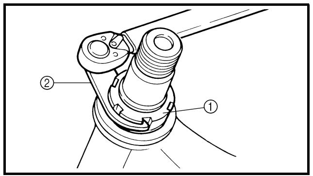 YAMAHA YZ250F - MONTAGGIO E INSTALLAZIONE Staffa inferiore - 1