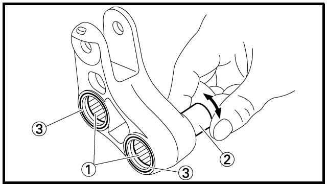 YAMAHA YZ250F - SWINGARM DISASSEMBLY - 4